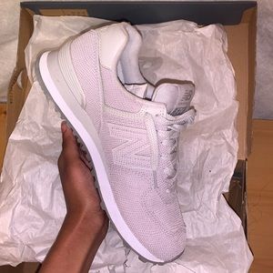 Grey New Balance 574 (Worn)